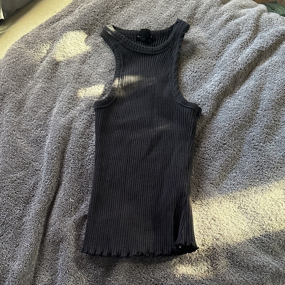 Billabong Charcoal Ribbed Tank Top